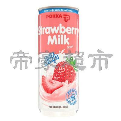 Pokka 草莓味牛奶饮料 2...