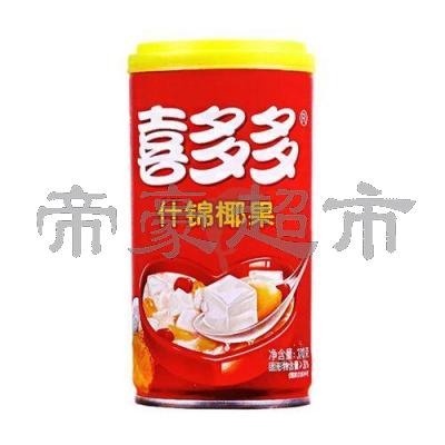 喜多多 杂锦椰果罐头 370g