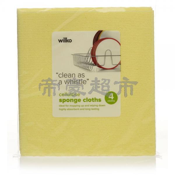 Cellulose Sponge Cloth 4 pack