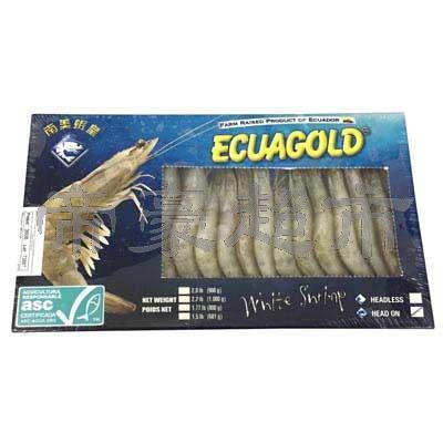 Ecuagold 南美有头虾皇  30/40 1kg