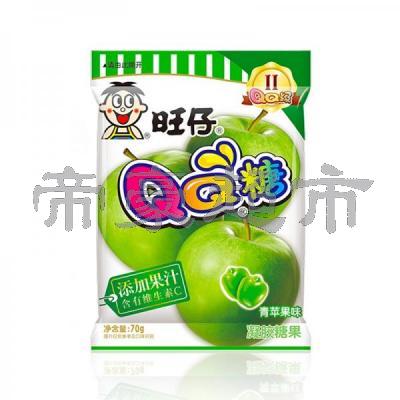 旺旺 QQ糖- 青苹果味 70g
