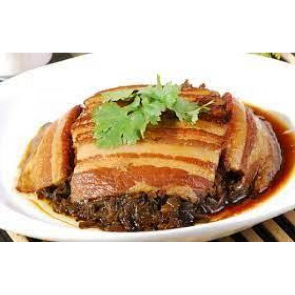 Steamed Pork Belly with Preserved Vegetable