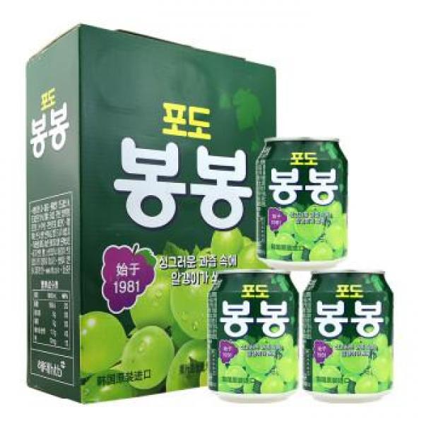 HAITAI 韩国青葡萄果汁 238ml*12 （箱）