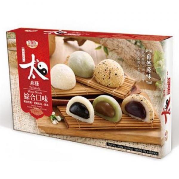 皇族 综合麻薯（椰丝/芝麻/红豆/抹茶） 450g