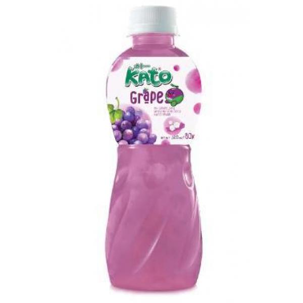 Kato 椰果葡萄汁饮料 320ml