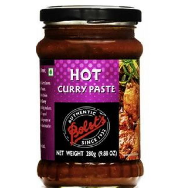 Bolts Hot Curry Paste 280g