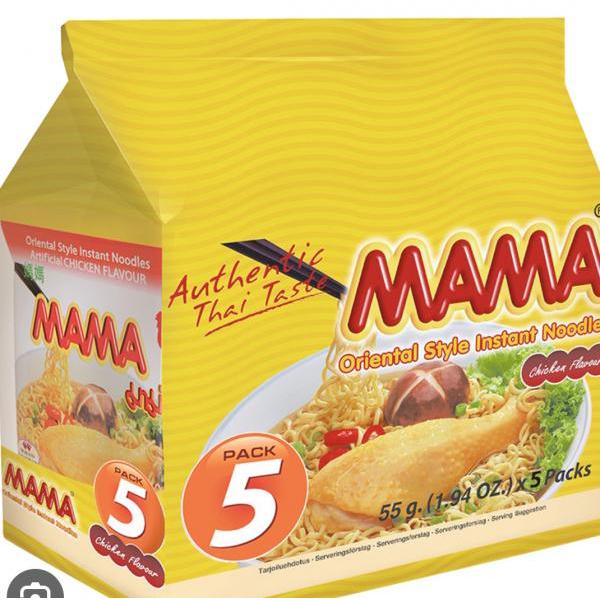 Mama 鸡肉味汤面 5*55g