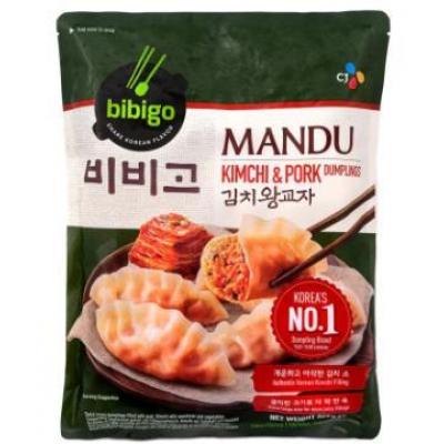 Bibigo 韩国 泡菜猪肉原味饺子  525g