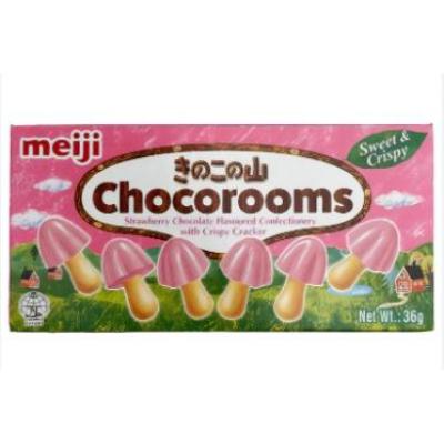 Meiji 蘑菇型草莓巧克力 36g
