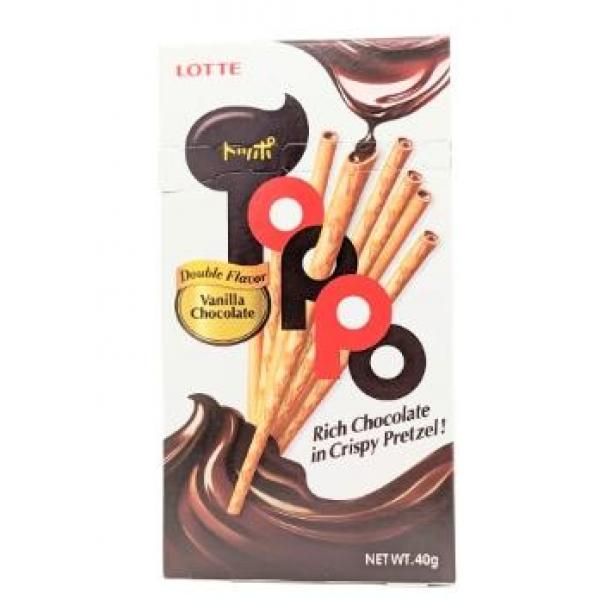 Lotte 香草夹心饼干棒 40g