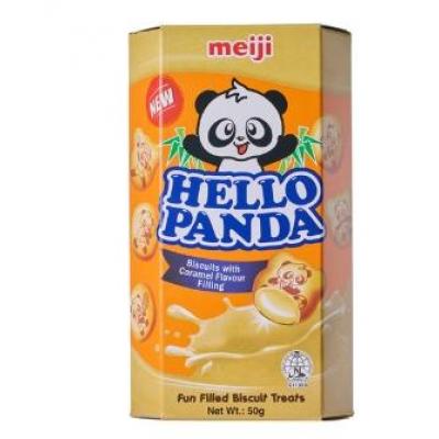 Meiji 熊猫灌心饼干 焦糖味 50g