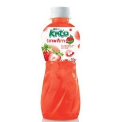 Kato 椰果草莓饮料 320ml