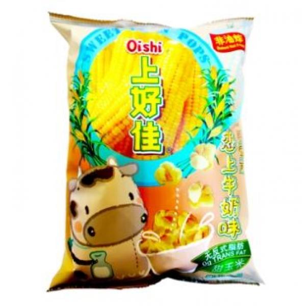 OS Sweet Corn Pops Milk Flavour 80g