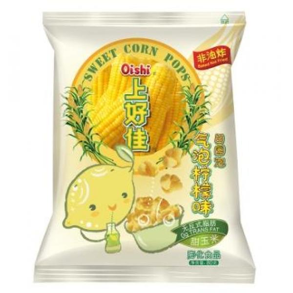 OS Sweet Corn Pops Lemon Soda 80g