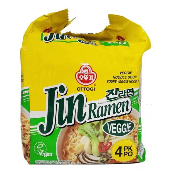 Ottogi Jim Ramen Veggie 4pk