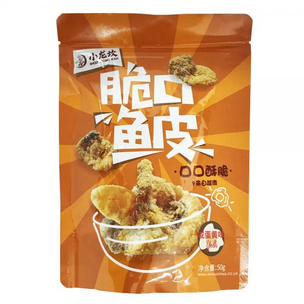 XLK Salted Egg Yolk Flavour Crispy Fish Skin 50g