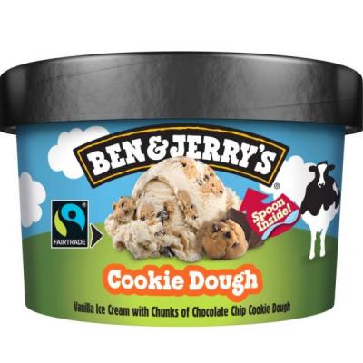 Ben & Jerry's Cookie Dough Vanilla Ice Cream Tub 100ml 