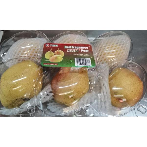 Fresh Red Fragrance Pears 6pcs