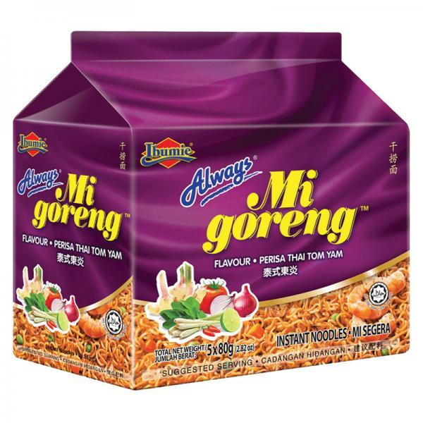 Ibumie Mi Goreng Thai Tom Yam Noodles 5*80g