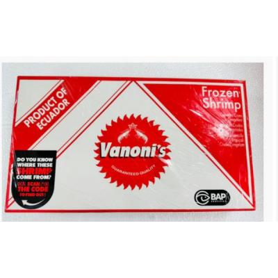 Vanoni’s Frozen Shrimp 21-25 1.8kg