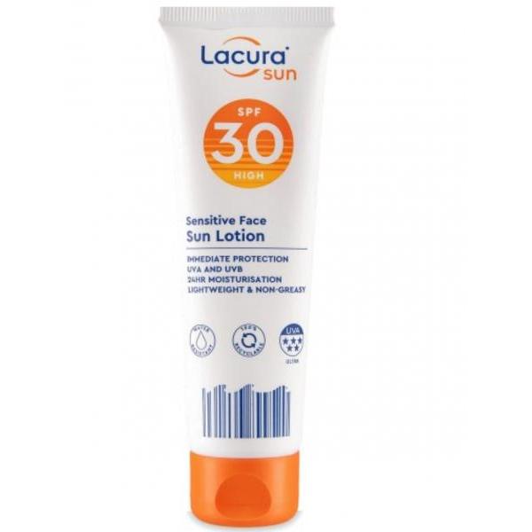 Lacura SPF 30 Sensitive Face Sun Lotion 50ml