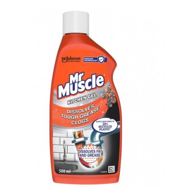 Mr Muscle Kitchen Drain Gel 500ml