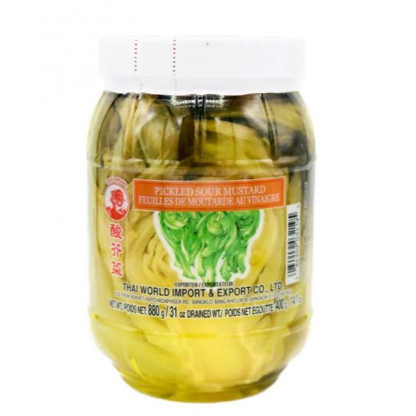 Cock Brand Pickled Sour Mustard 880g