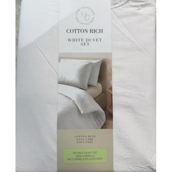 Cotton Rich double duvet set