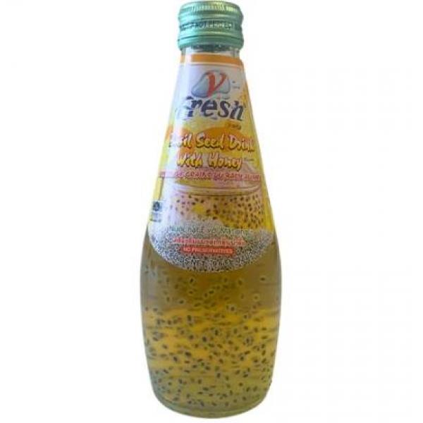 V Fresh Basil Seed Drink with Honey 290ml