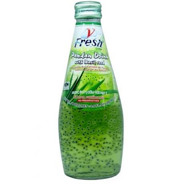 V Fresh Pandan Drink & Basil Seed 290ml