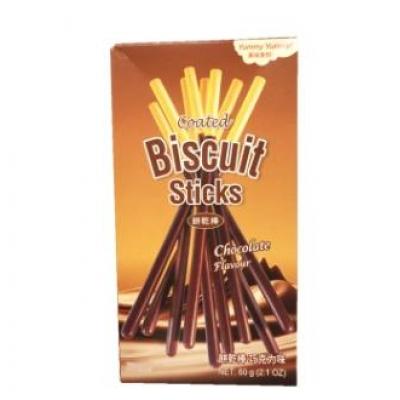 Coated Biscuit Stick Chocolate  60g