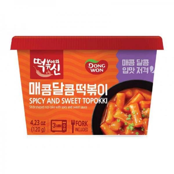 DONGWON Spicy & Sweet Rice Cake (Dukbbokgi) 120G