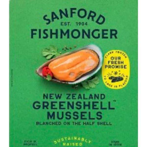 SANFORD FISHMONGER New Zealand Greenshell Mussels 907g