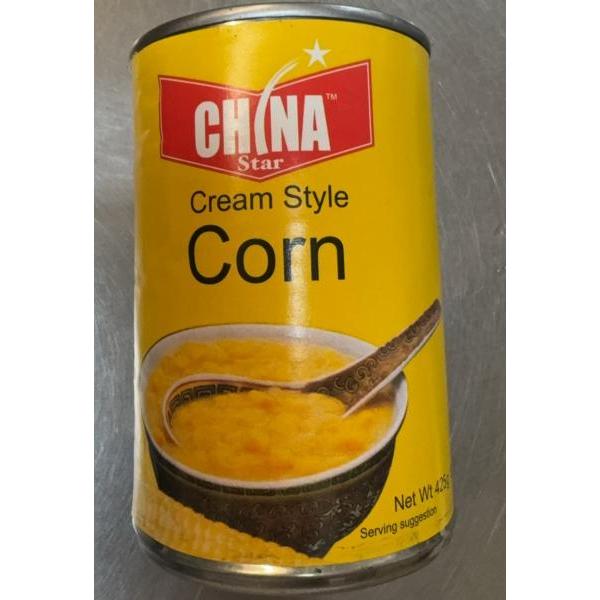 Chiba star cream style corn 425g