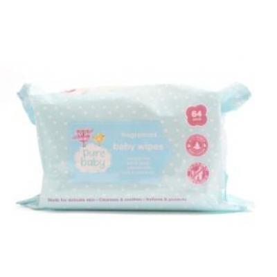 Pure baby fragranced baby wipes