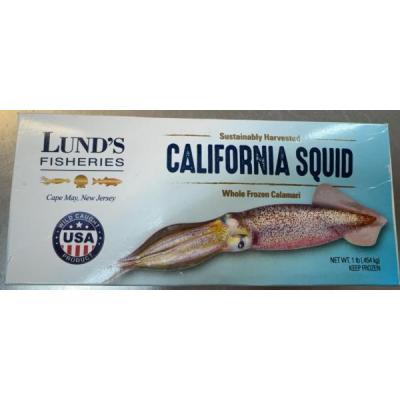 Kund’s California whole squid 454g