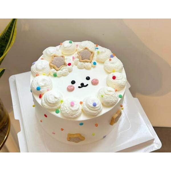 little lamb cream cake 