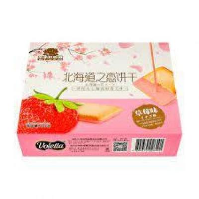 GZT HOKKAIDO Style Biscuit Strawberry Flavour 133g