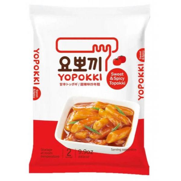 Young Poong Yopokki Korean Instant Topokki Rice Cake Sweet & Spicy Flavour (2 Servings) 280g