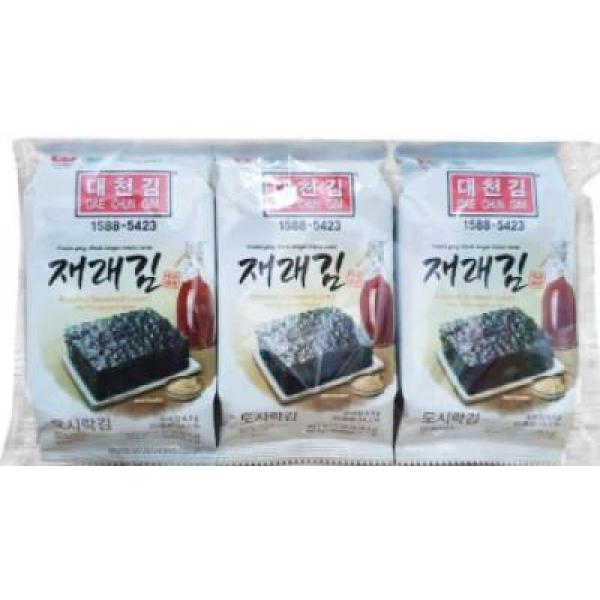 Daechun Seasoned Seaweed Dosirak (Original) 4.5g x 3 packs