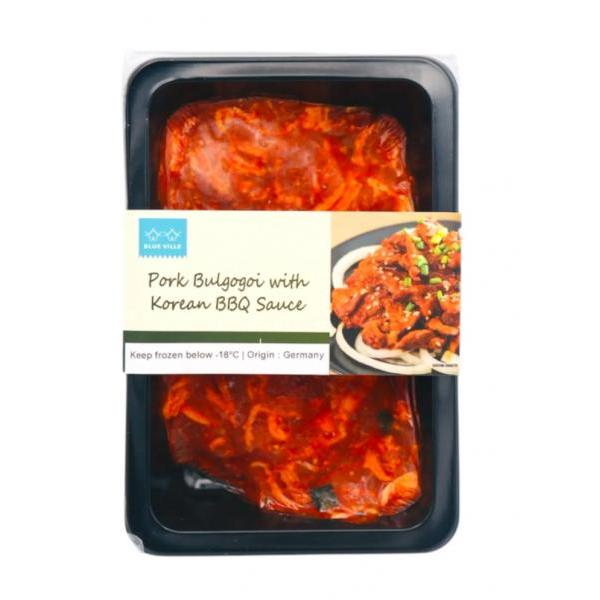 Blue Ville Marinated Pork Bulgogi with Korean BBQ Sauce 400g