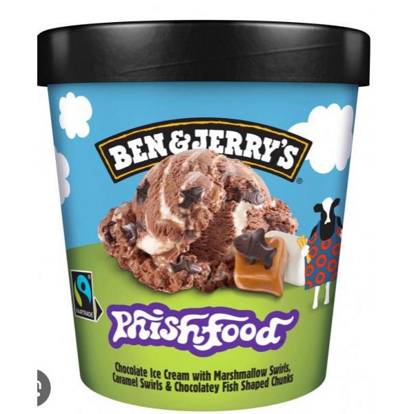 Ben & Jerry's Phish Food Chocolate & Marshmallow Ice Cream Tub  399g