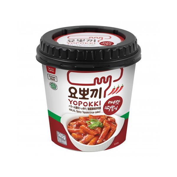 Young Poong Yopokki Instant Halal Cup Topokki - Spicy Flavour 140g