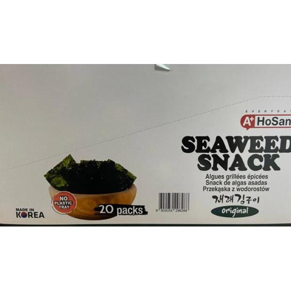 A+ roasted seasoned seaweed snack 20x4g