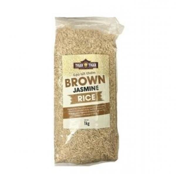 Tiger Tiger brown jasmine rice 1kg