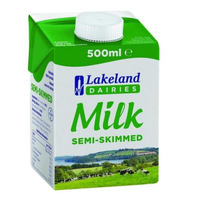 Lakeland 半脱脂牛奶 500ml