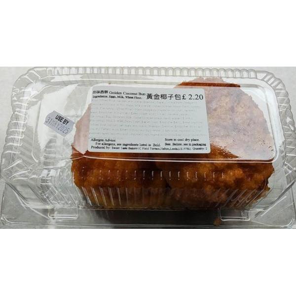 Freshly baked Golden Coconut roll 
