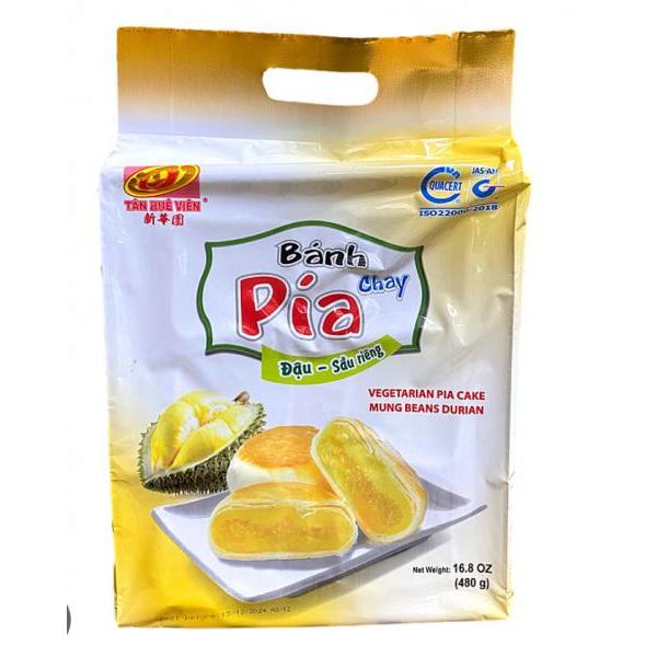Tan Hue Vien Durian & Mung Bean Cake 480g 