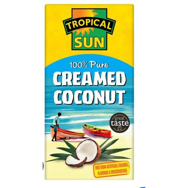 Tropical Sun 100% Pure Creamed Coconut 200g