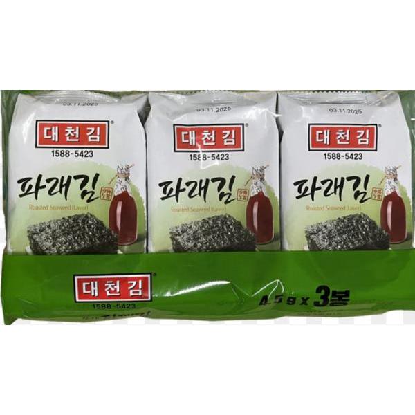 Korean roasted seaweed laver 4.5x3
